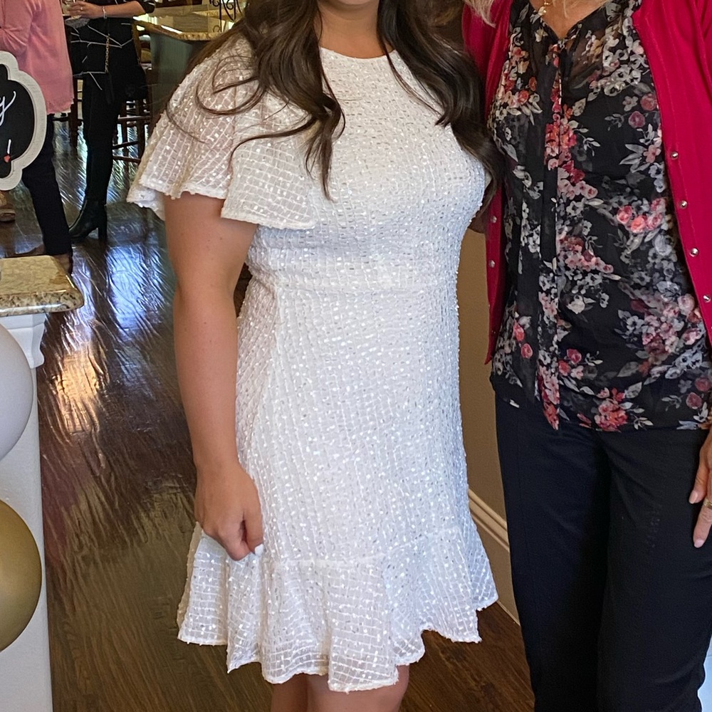 White dress lulu brand